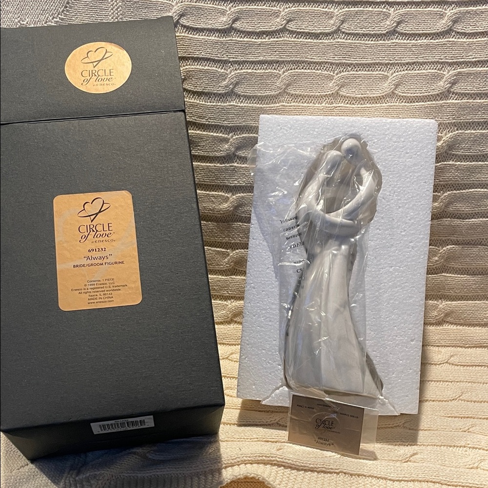 Circle of Love by Enesco “Always” Bride/Groom Figurine